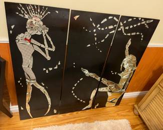 MCM glass / mirror art