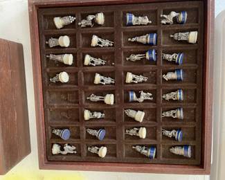 Civil War chess set
