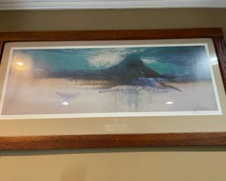 Lots of Blue Marlin art.