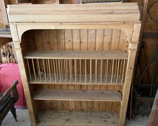 Vintage dish cabinet