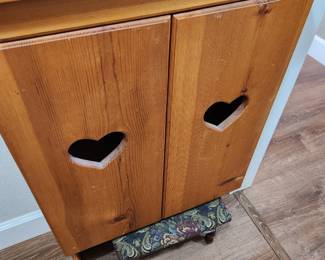Country Heart Cabinet