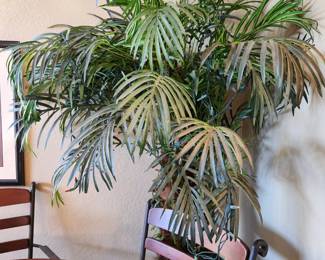 Faux Palm Tree.