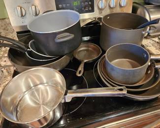 Cast Iron and other cookware.