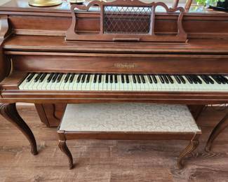 'Chickering' Upright Piano.