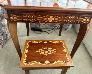 Beautiful Italian gaming table. 