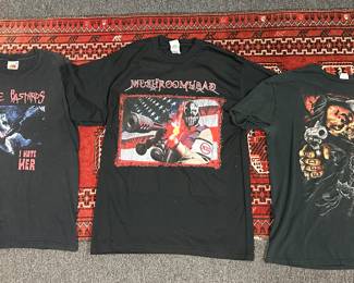 Some band tees. We have a whole section of band tees this weekend 