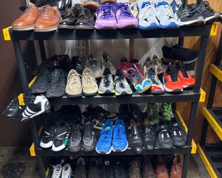 Rack 1 of $10 shoes