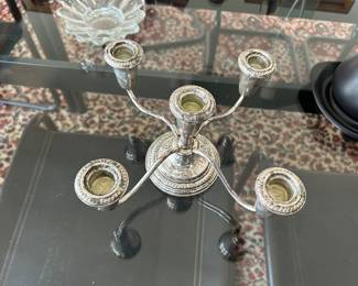 WEIGHTED STERLING CANDELABRA 