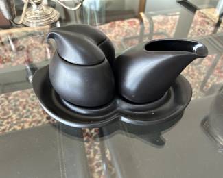 MODERNISH CREAM AND SUGAR. 