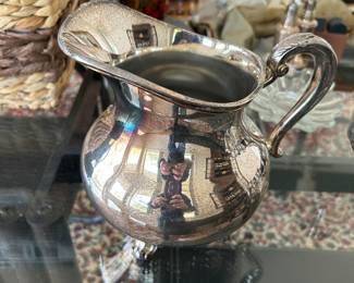 SILVER PLATE PITCHER. 