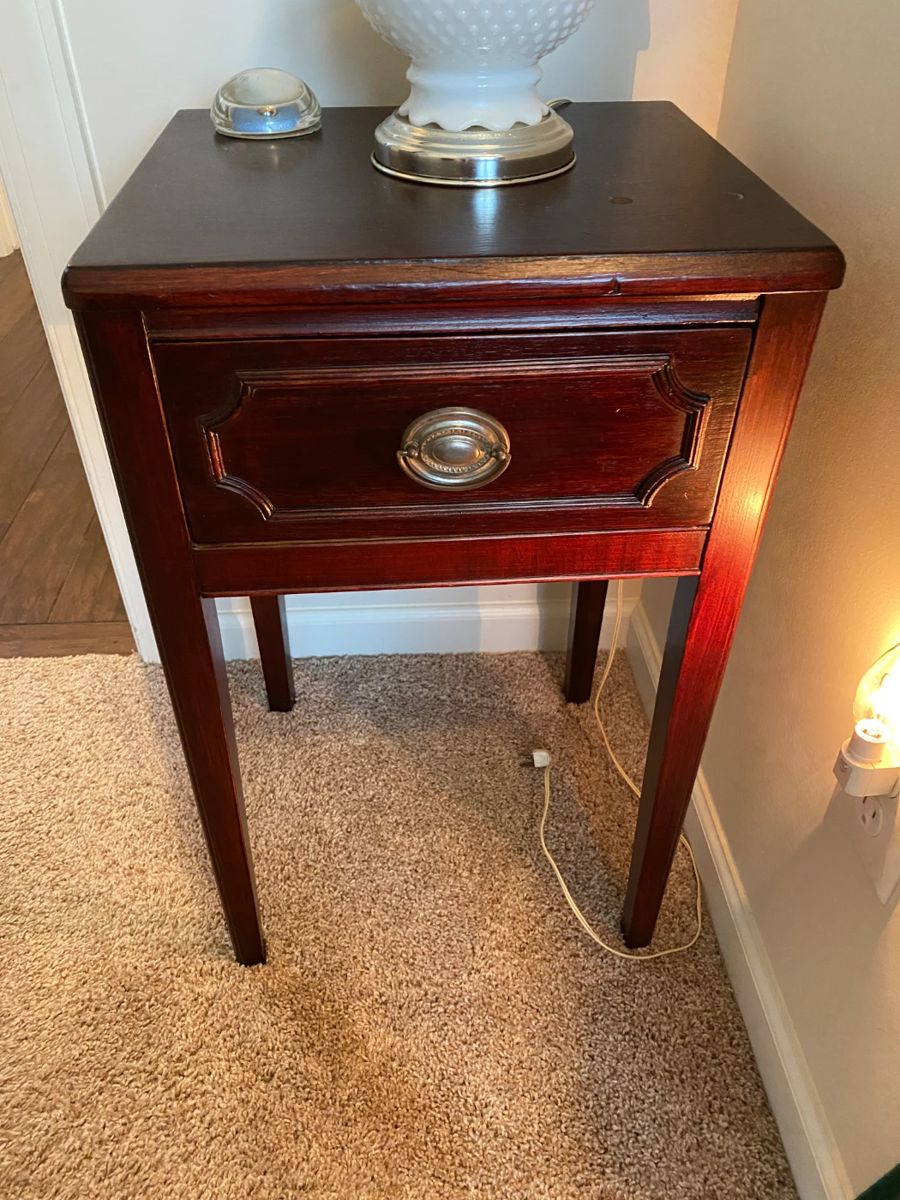 Antique mahogany occasional table