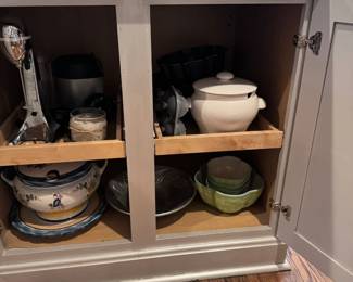 Small Appliances and serving pieces