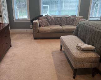 Sofa and dressing bench