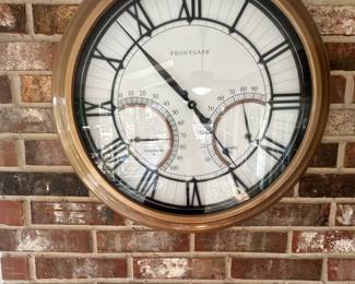 Front gate Clock, Thermomator, & Humidity Indicator