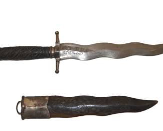 Tapered Ladies Dagger & Sheath