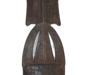 Congo sword with fur pommels