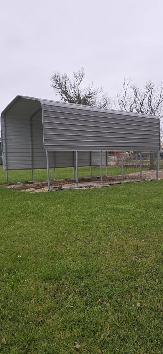 Here we go! Nice carport for sale.
16'H x 14 ' W x 25' L
