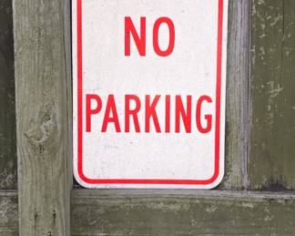 No Parking Sign
