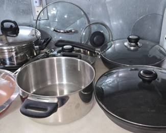 Kitchen Pots and Skillets 