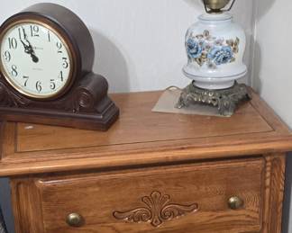 S Drawer Nightstand  - Lamp