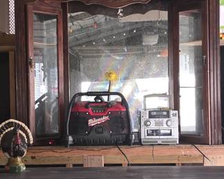 Mirrored Display Shelf 