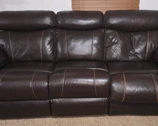 Leather Couch that Reclines