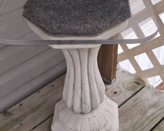 Pedestal on Front Porch