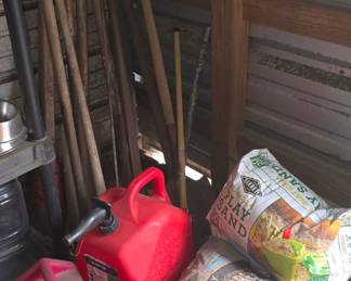 Gas Cans - Play Sand - Cement