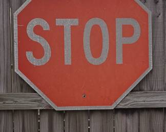 Vintage Stop Sign