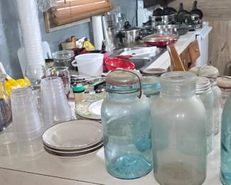 Old Jars - Kitchen Items 