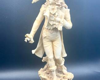 Antique Teplitz Porcelain Figurine- 10 inches tall
