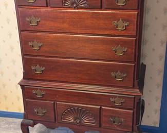 Highboy Mahogany/Cherry Dresser