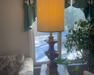 (2) Enormous Rococo Style Table Lamps
