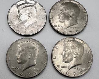 (4) Eisenhower Dollar Coins