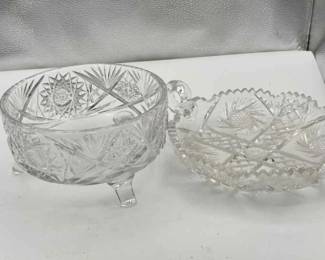 (2) Crystal Bowls