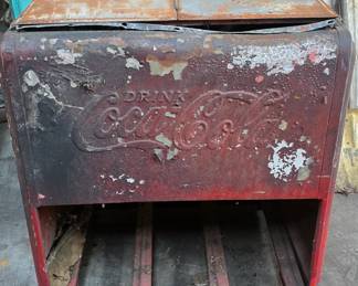 Antique Coca Cola Cooler