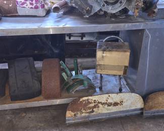 Large Stainless Steel Work Table