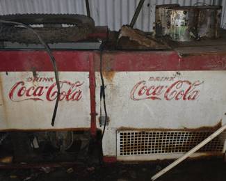Antique Coke Cooler