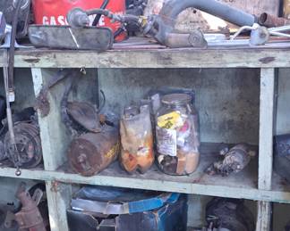 Vintage Gas Cans - Car Parts