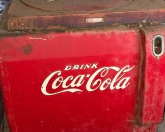 Antique Coke Cooler