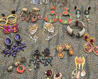 Vintage jewelry from 1960's to 1980's. They used to have a jewelry booth at an antique mall.