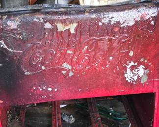 Antique Coke Cooler