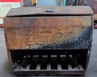 Antique Coca Cola Cooler