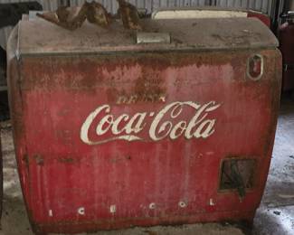 Antique Coke Cooler