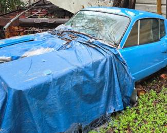 Side View of 1960's Saab Sonnet Car