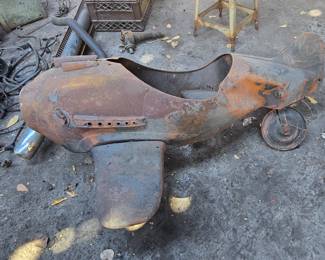 Antique Child's Airplane Riding Toy