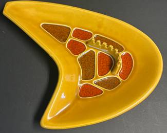 california pottery ashtray