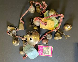 assorted brass bells