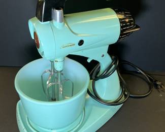 sunbeam turquoise mixer