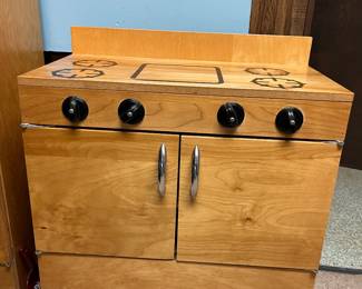 vintage wooden stove